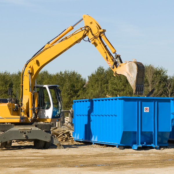 how many times can i have a residential dumpster rental emptied in Gerber CA